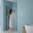 32"W X 72"H Fold Frameless Shower Door With Tempered Glass, 1/4" (6 Mm)-123404458