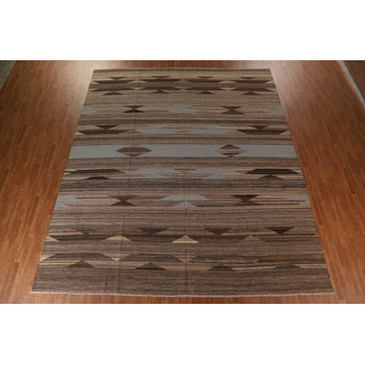 Natural Dye Kilim Oriental Large Rug 13x15