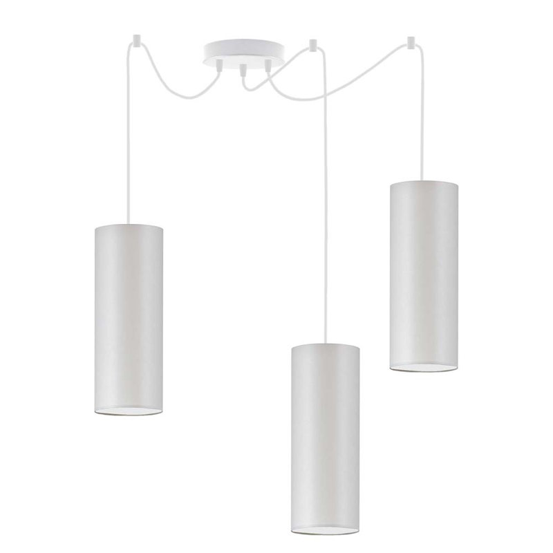 Jeannicole 3 - Light Pendant, Light Grey, White