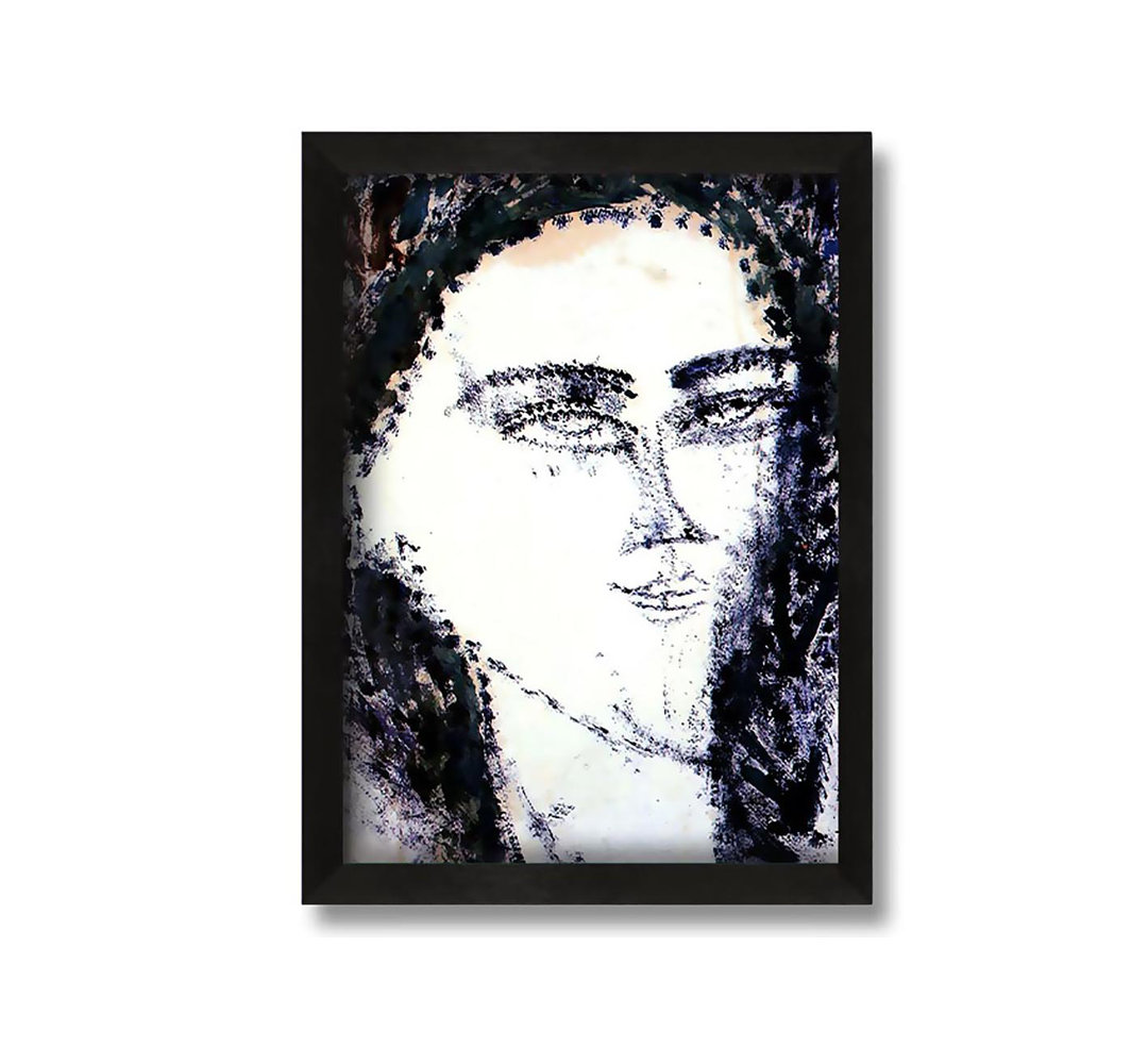 Gerahmtes Leinwandbild Modigliani Head 2