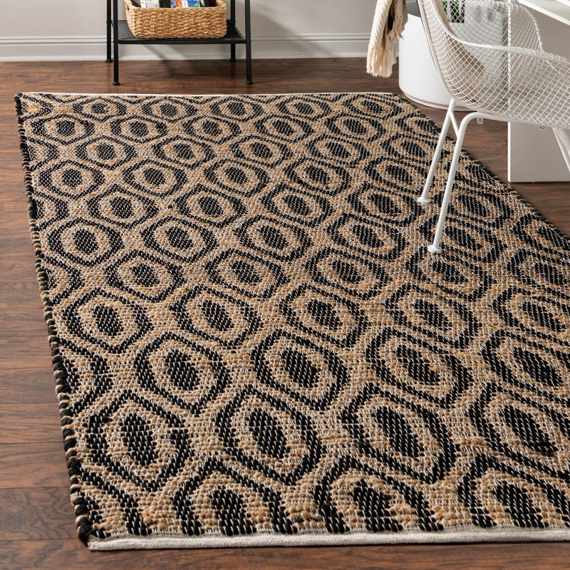 Ameriya Cotton Geometric Indoor Rug, Rectangle 5'1" x 8'