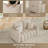 58'' Modern Teddy Fabric Upholstered Loveseat-1206152478