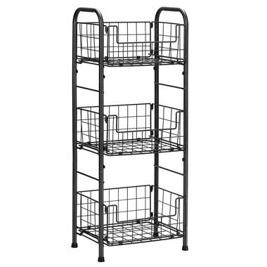 Kitchen Details 11.42-in W x 11.02-in H 3-Tier Freestanding Metal Can Rack