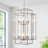2-Tiers Large 10- Light Dimmable Farmhouse Lantern Square/Rectangle Chandelier-602201947-585117003