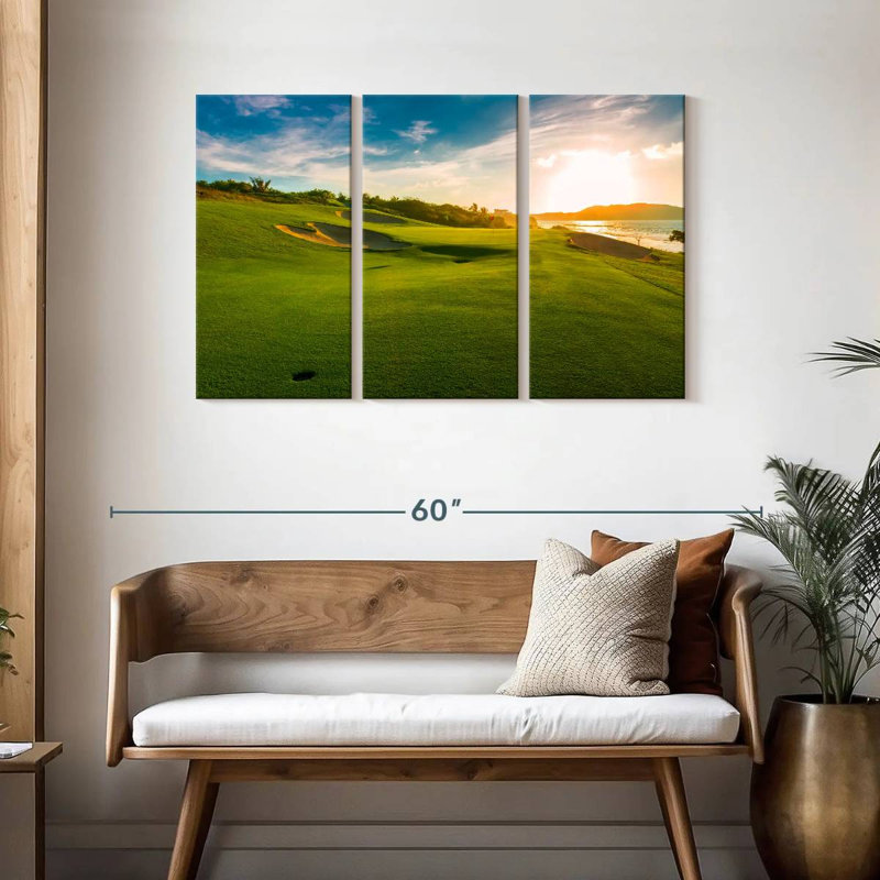 Sireci Sunny Golf Course, 28" H x 45" W