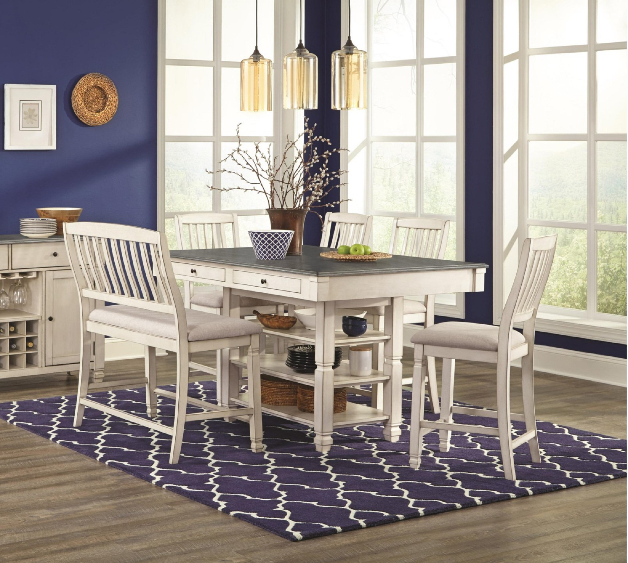 Adda 5 piece dining online set by charlton home