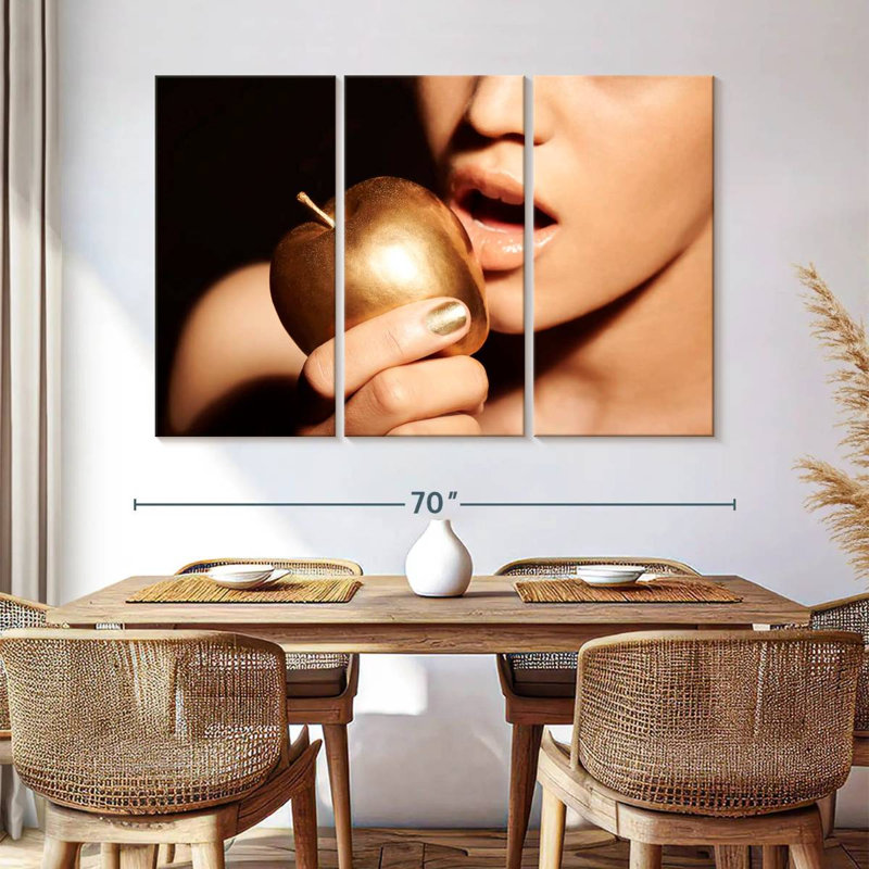 Apple, 42" H x 65" W