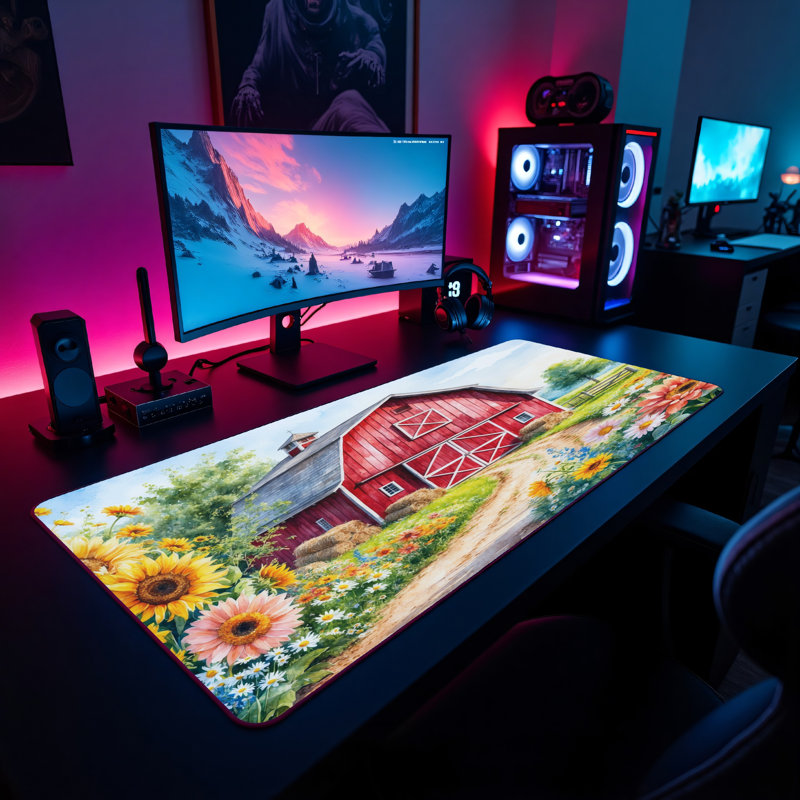 Polyester Desk Pad, 23.6x13.8