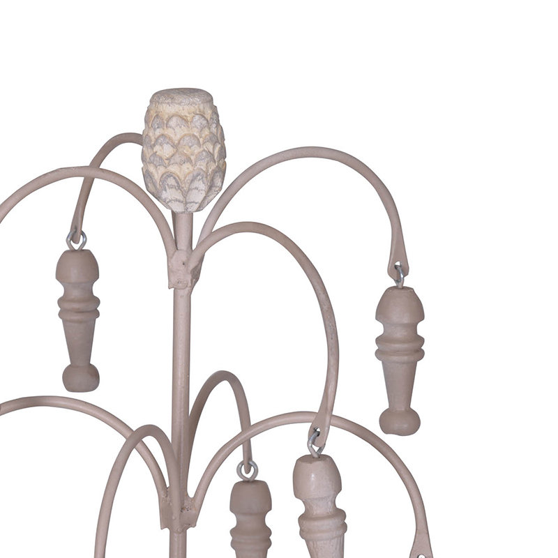 29.5'' H Concrete / Cement Tabletop Candelabra