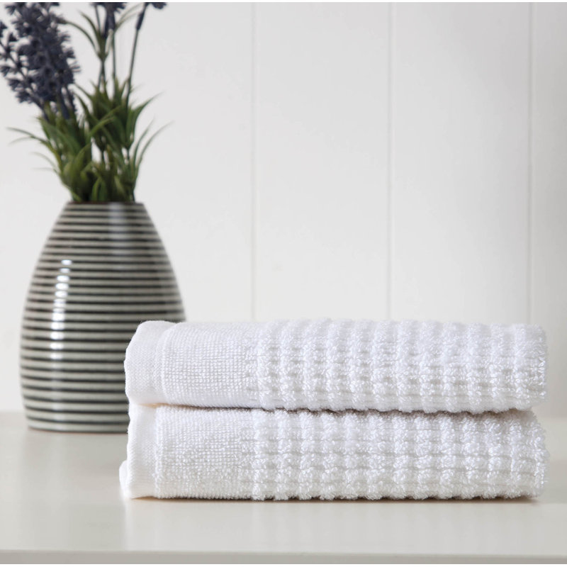 Earline Midweight Washcloth, White