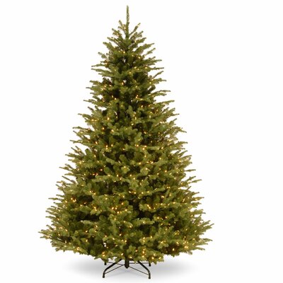 PowerConnect 7.5' Green Fir Artificial Christmas Tree with 850 Clear/White Lights and Stand -  One Allium Way®, ONAW3020 41386779