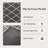 Diamond Gray Kitchen Mat 20x32-121861232-121861231