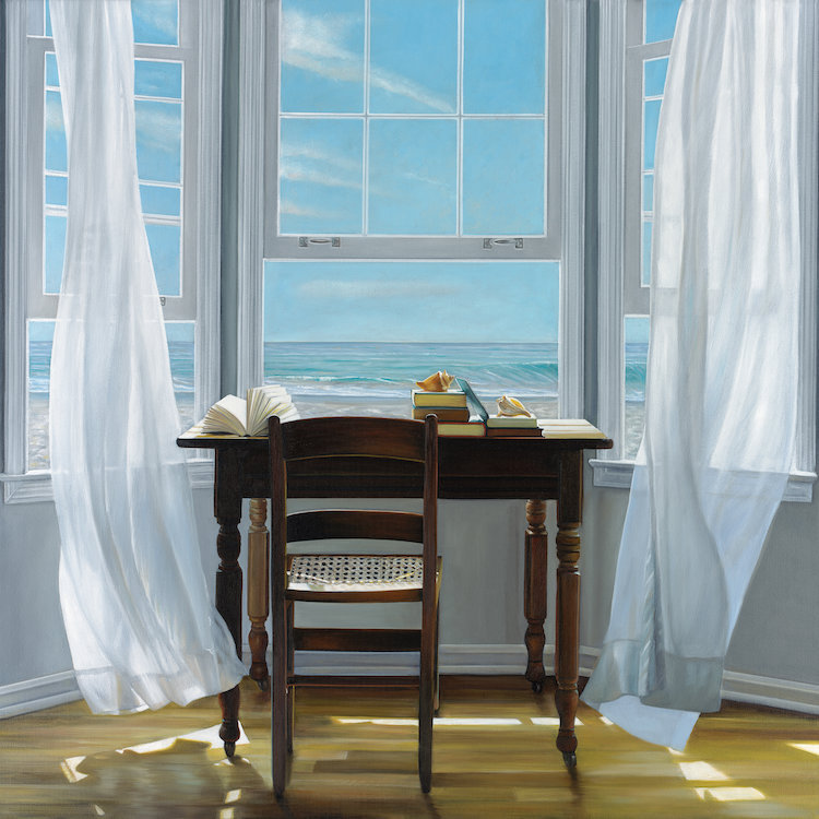 « contemplation » par karen hollingsworth, impression sur toile tendue, H 26 po x l 26 po x P 1,5 po
