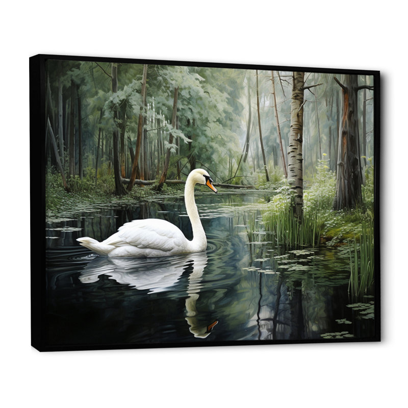 «Bhavna Forest Sawns in Shadows II», reproduction, H 24 po x l 32 po x P 1 po, Cadre flottant noir
