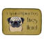 Tapis de séchage pour chien fauve carlin