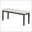 Ensemble de table de salle à manger 6 pièces, 6 pieds, 4 chaises rembourrées et 1 banc pour la salle à manger et la cuisine
