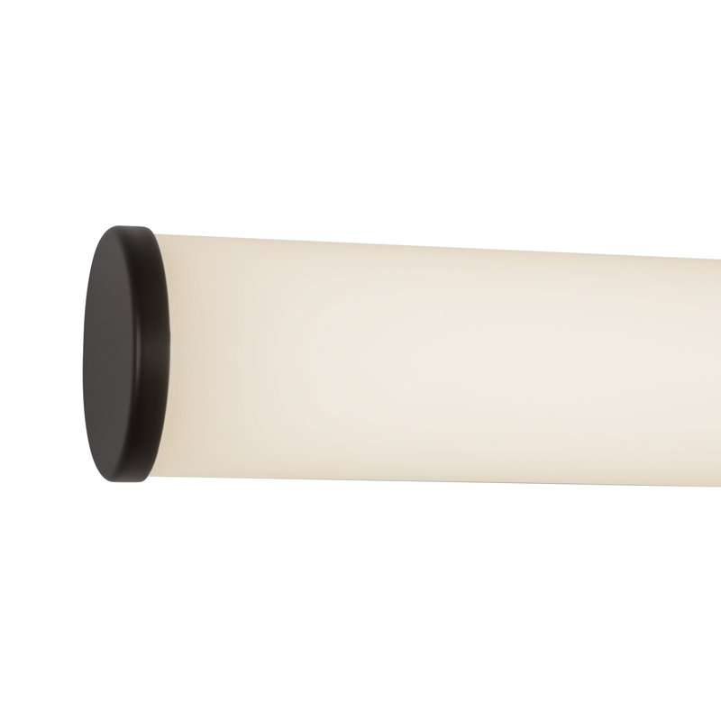 Tectra 18-in Black dimmable LED Wall Sconce, Matte Black
