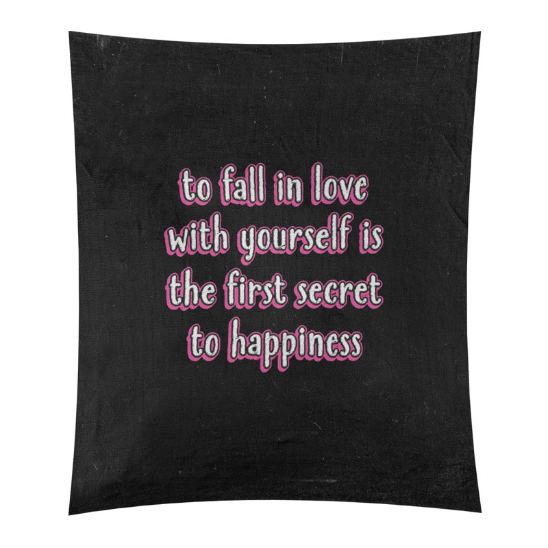 Tapisserie tableau noir en polyester, H 27,5 po x l 37,5 po, Rose