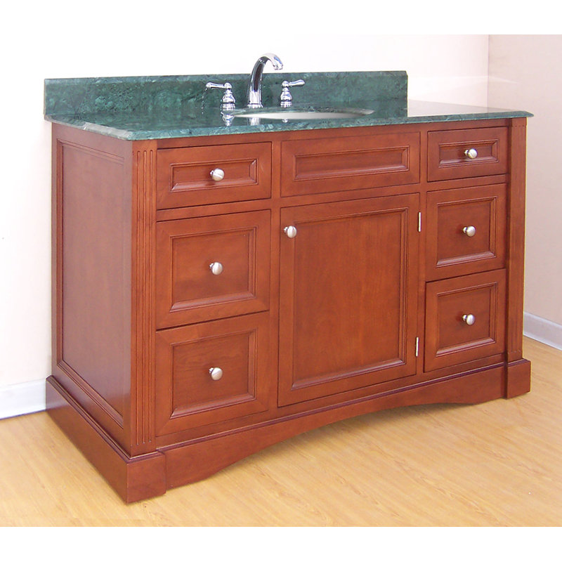 Base de meuble-lavabo Simoneaux seulement, Cannelle, 43,5 po