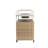 Portable Outdoor Wicker Bar Table, Wheels, Steel Table Top For Patio Kitchen And Bar Cart-1493287479