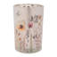 Porte-votive à motif floral givré