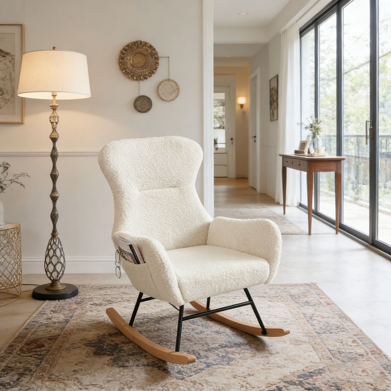 Fauteuil à bascule Teddy