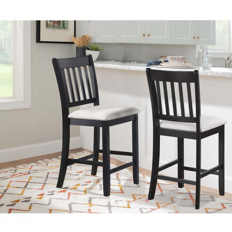 Chaises de comptoir, ensemble de 2