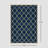 Navy Rectangle Polypropylene 5'3" X 7'6" Rug