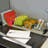 X-Large Organizer Storage Tote Bin with Handle 13"W x 9.5"D x 6.5"H, 4-Pack