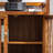 Solid Walnut Wood Console Cabinet