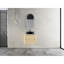 Meuble-lavabo de 24 po avec lavabo d'art en céramique, 45 poignées dissimulées, charnières faciles à ouvrir, poignées de style moderne, base en contreplaqué