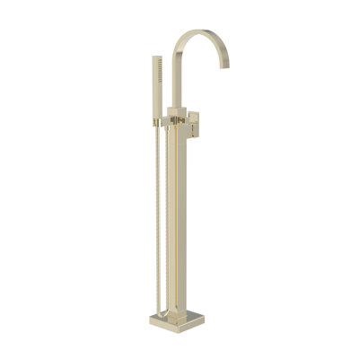 Secant Free Standing Exposed Tub and Hand Shower Set