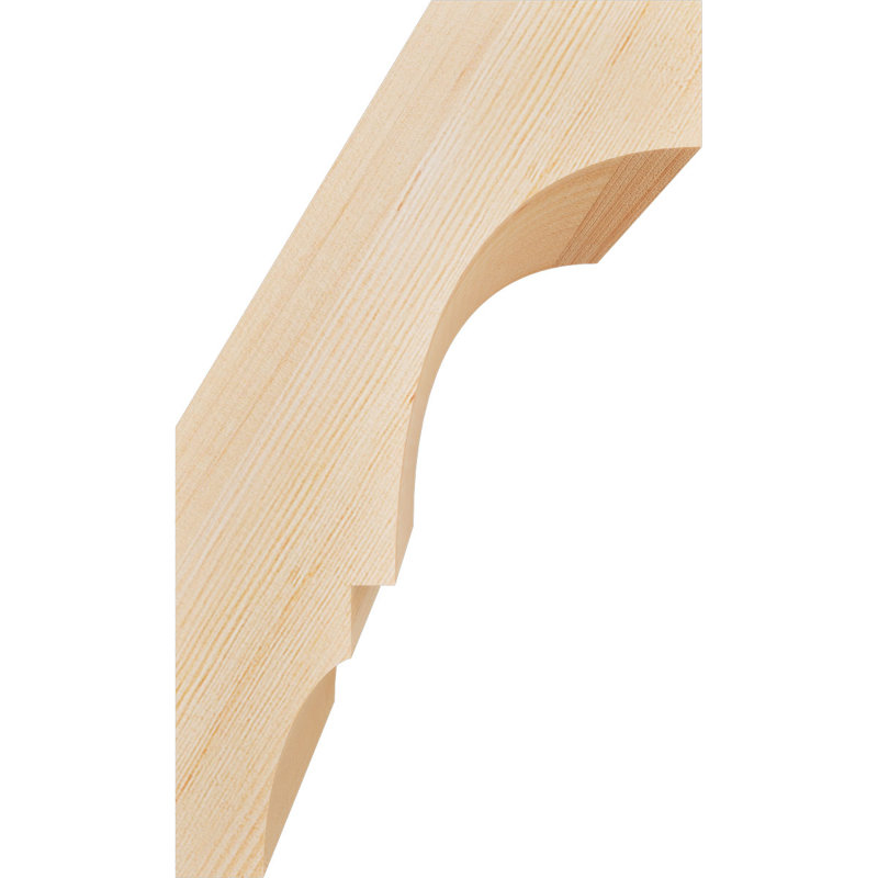 Genouillère Balboa, Sapin de Douglas, Lisse, H 10 po x l 5,5 po x P 6 po