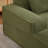 92 " L-Shaped Compression Corduroy Sectional Sofa, Modern Boneless Soft Upholstered Couch with Throw Blanket, No Assembly Required for Living Room-1677725180-1677725168