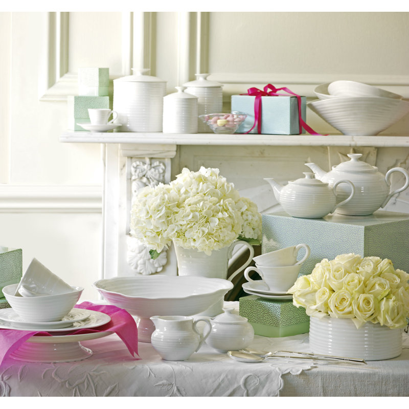 Portmeirion Sophie Conran-Covd sucre 11 oz, Biscuit
