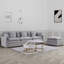 Canapé modulaire en L 108,66 "en chenille moderne avec méridienne convertible, canapé modulaire profond avec repose-pieds Comfy Cloud-121356801