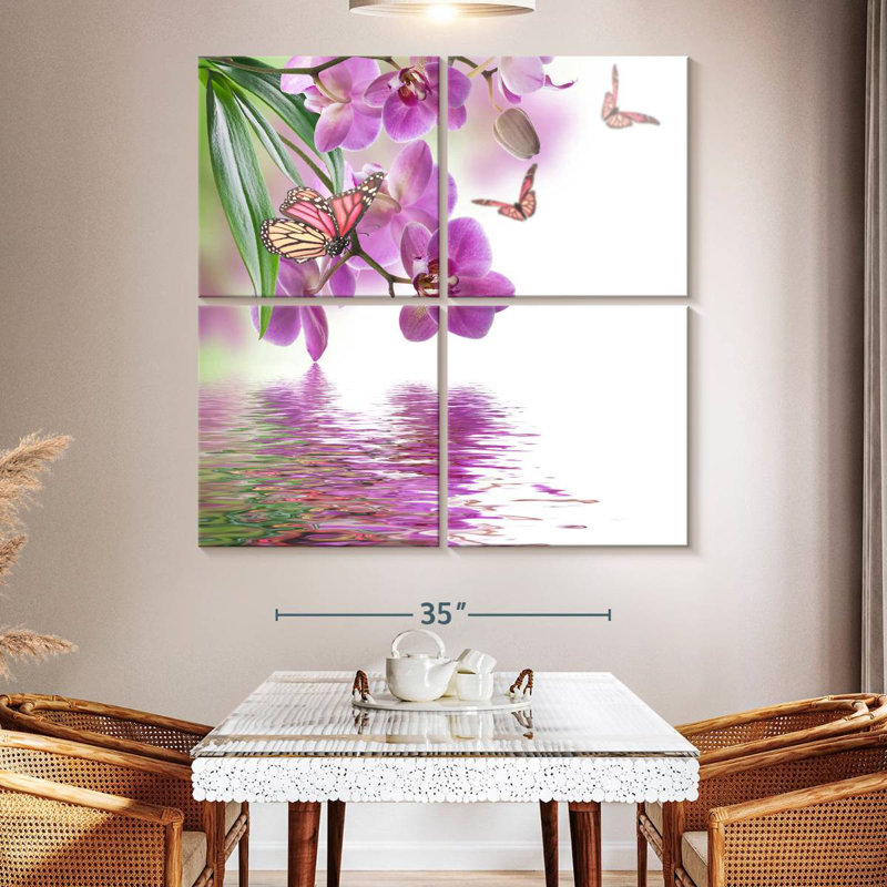 Harnek Orchid And Butterflies