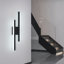 58cm Black Acrylic LED Wall Sconce with Adjustable Light 