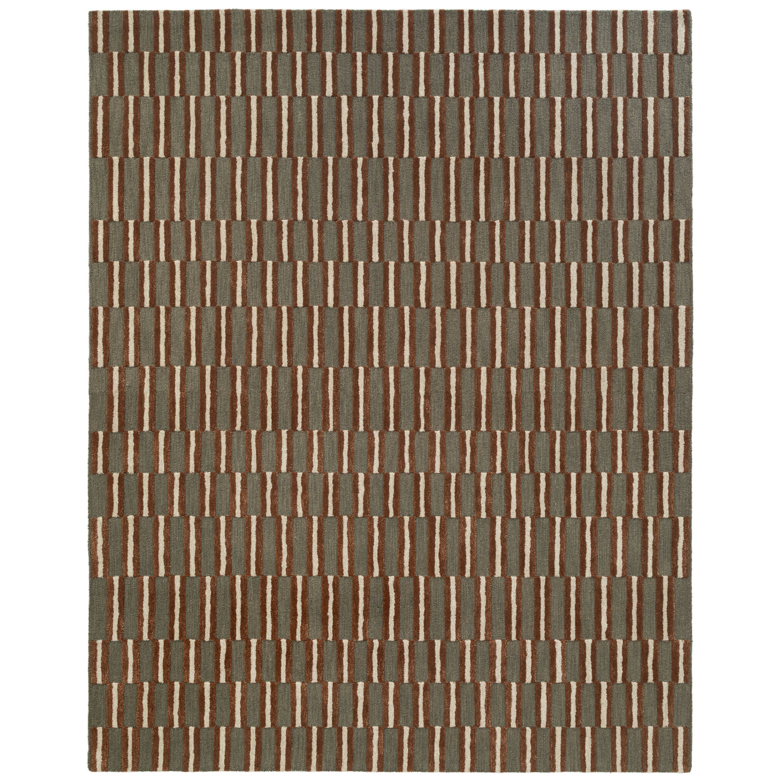 Watson Hand-Tufted Striped Rug, Rectangle 7'9" x 9'9"