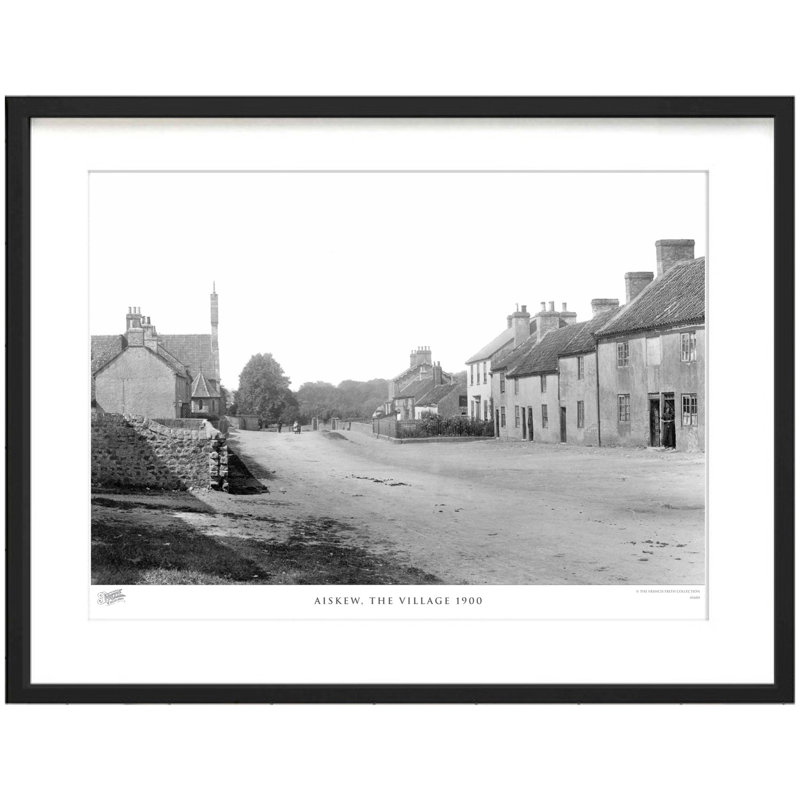Aiskew, The Village 1900 - Single Picture Frame Print, 60cm H x 80cm W x 2.3cm D