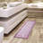 Non-Slip Rubberback Laundry Room Runner Rug, Pink