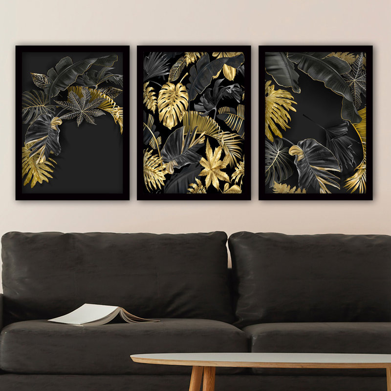 3 Piece Single Picture Frame Print on Wood