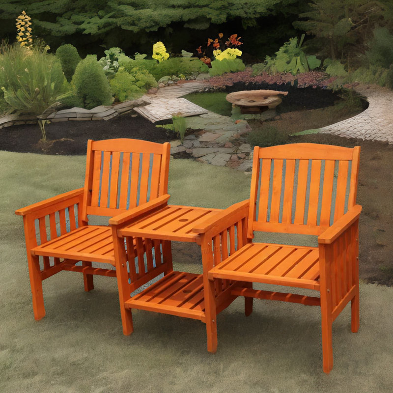 Solid Wood Outdoor Bench