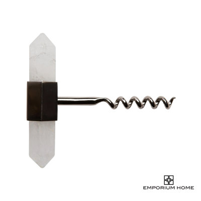 Emporium Home Emporium Home Crystal CorkscrewSatin Brass