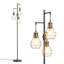 Andriel 175CM Polished Floor Lamp 3 Dimmable Lights, Standing Reading Light Lamp For Bedroom, Living Room