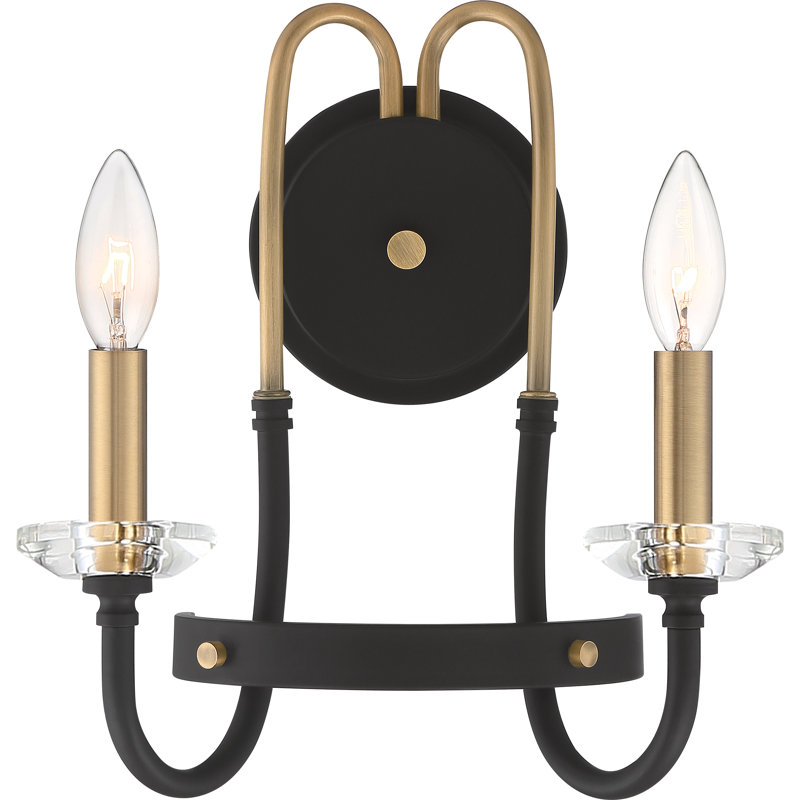 Lampe murale bougie 2 lumières Hoyos