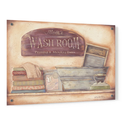 «Mom's Wash Room» par Pam Britton - impression sans cadre