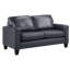  Ensemble de salon en cuir véritable 3 pièces Deboer-504861190