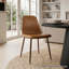 Ensemble de table de salle à manger extensible 47 "à 83" avec chaises en similicuir-131644551-131644553
