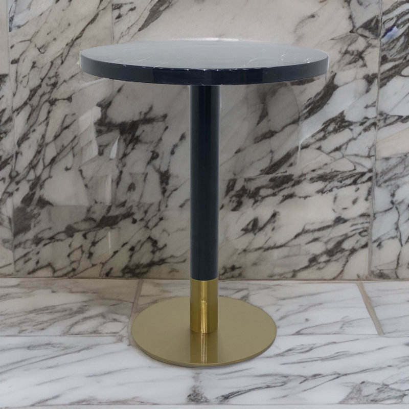 Rakeeb rond 24,05 po, Noir